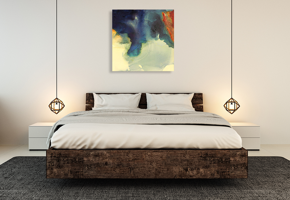 Square Abstract Wall Art Print