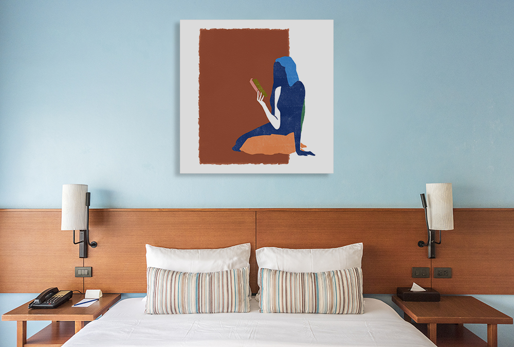 Square Figurative Art Print