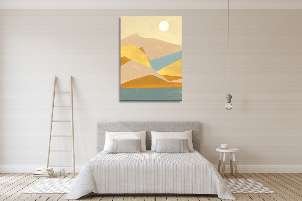 Portrait Landscape Art Print on Canvas