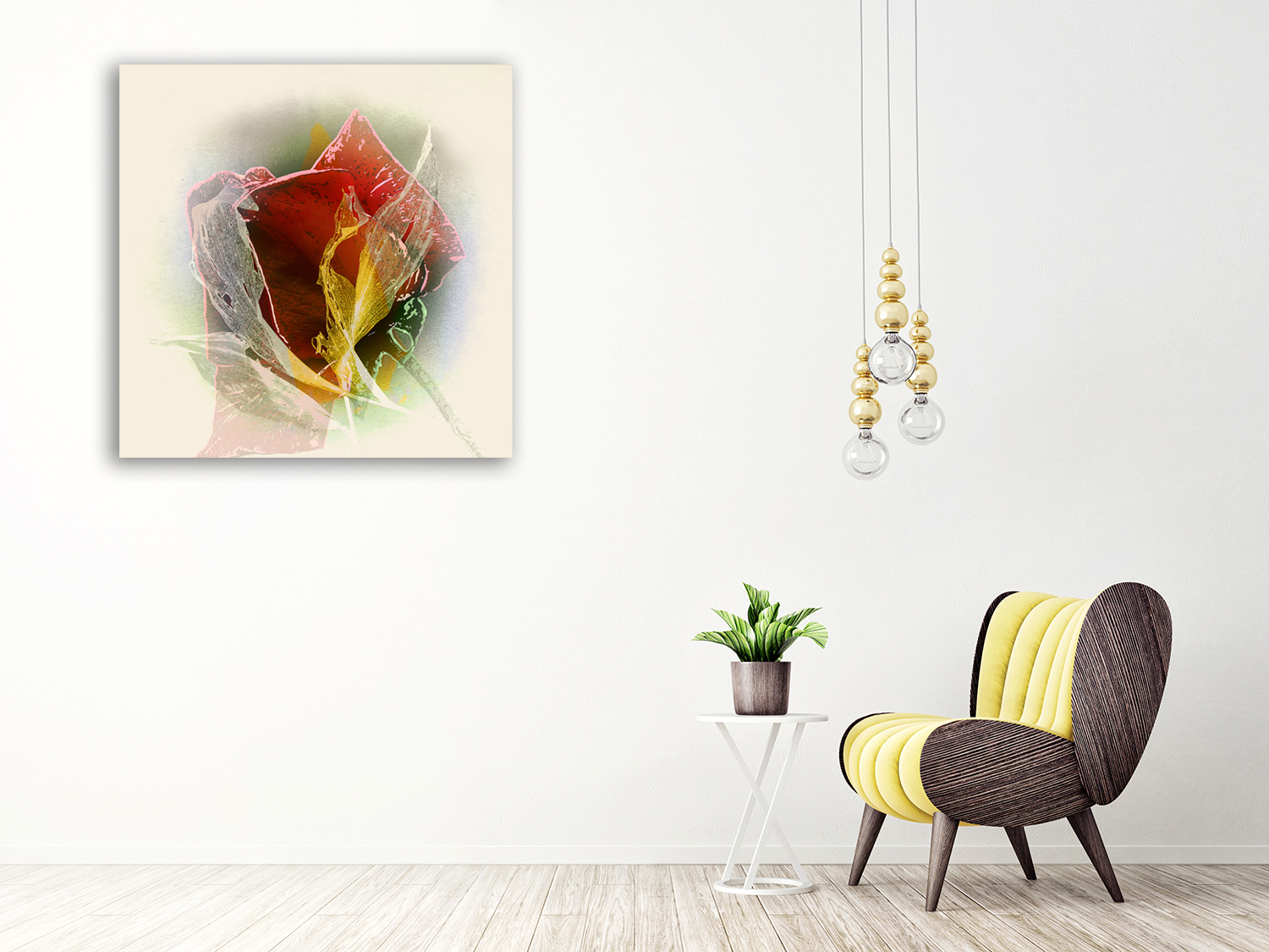 Australia Online Floral Canvas Print