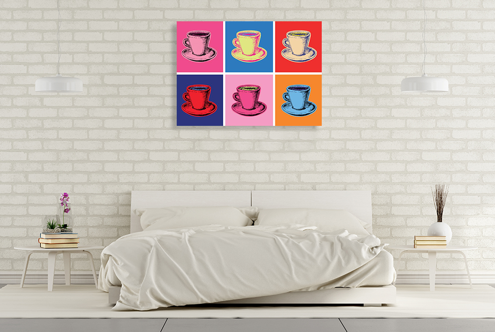 Landscape Popart Wall Print on Canvas