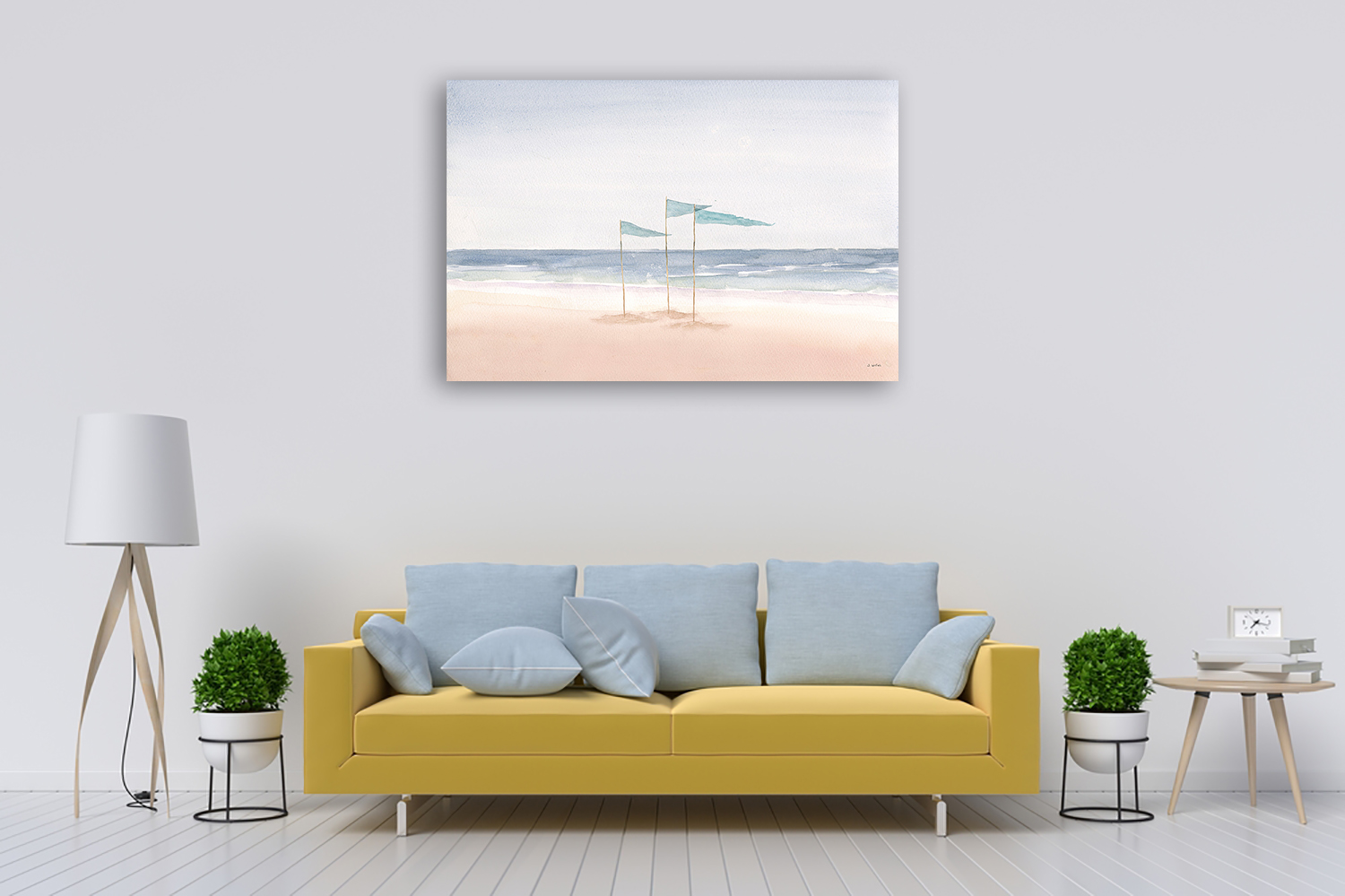 Summer Landscape Wall Print