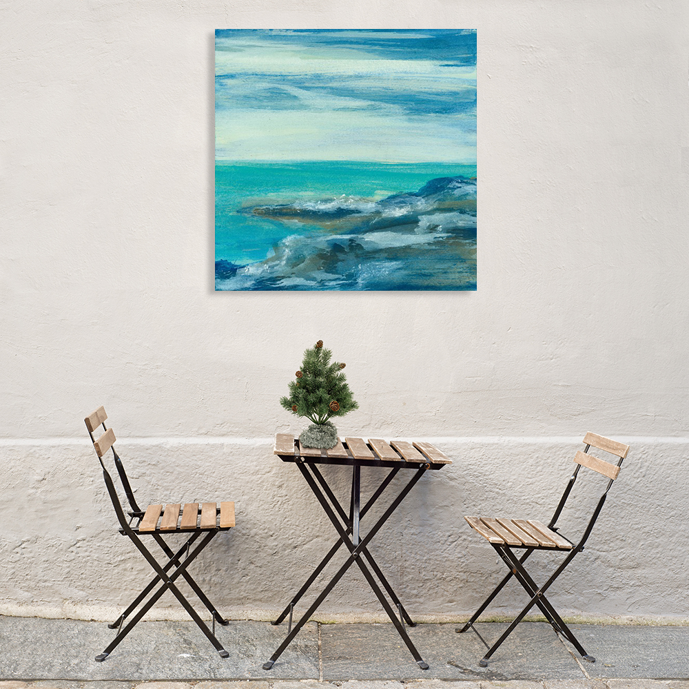 Square Summer Art on Canvas