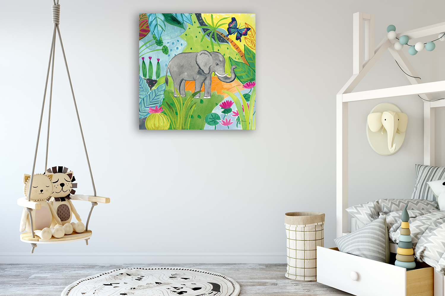 Square Wall Art on Canvas