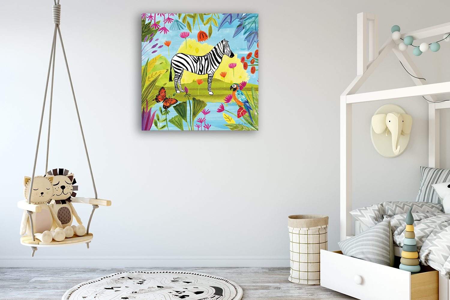 Contemporary Art Print on Canvas