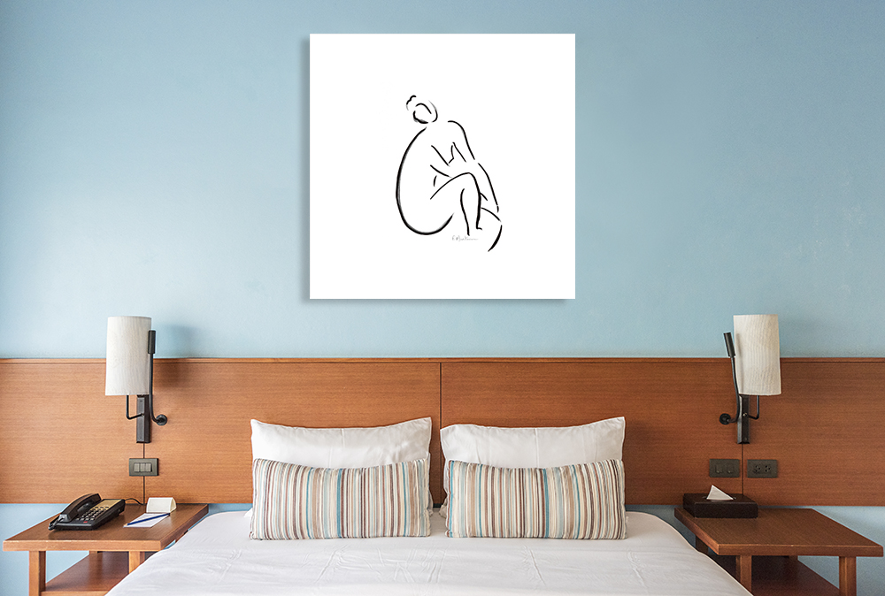 Square Figurative Art Print