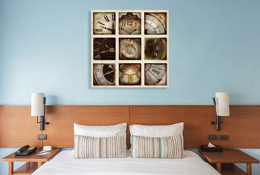 Square Vintage Wall Art Print