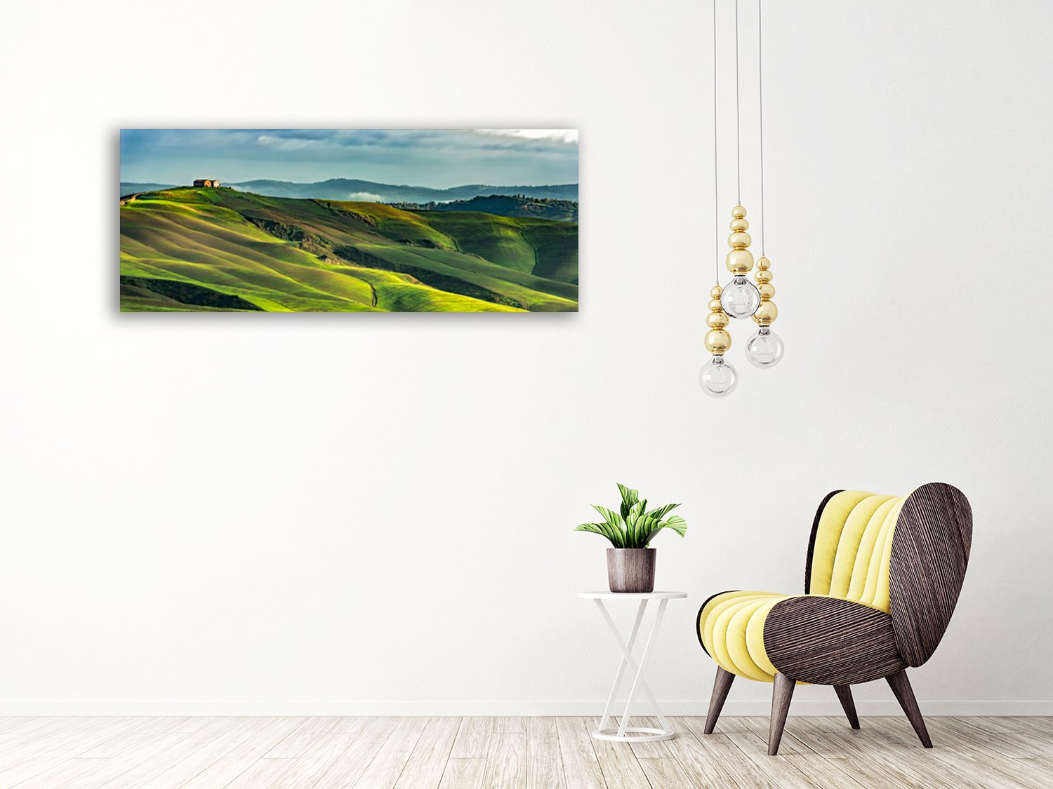 Green Panoramic Home Print