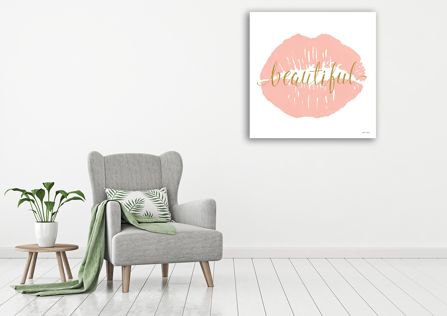 Square Fashion Wall Art Print