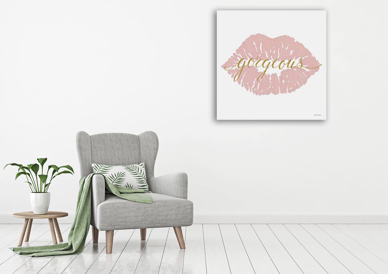 Square Fashion Wall Art Print