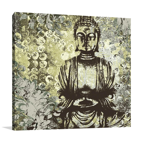 Water Garden Buddha Wall Art Print