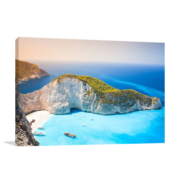 Zakynthos Greek Island Print Canvas