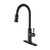 Single Handle Pull Down Kitchen Faucet with Dual Function Sprayhead