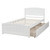 Twin size Platform Bed with Two Drawers