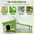 New A Cozy Safety House 62 Inch Wooden Rabbit Hutch With Pull Out Tray