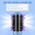 Hair Brush Blow Dryer;  One-Step Hair Dryer & Volumizer Styler with Negative Ion Anti-frizz Ceramic Titanium Barrel Hot Air Brush Hair Straightener Brush Blue for Drying