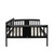 Full size Daybed; Wood Slat Support; Espresso