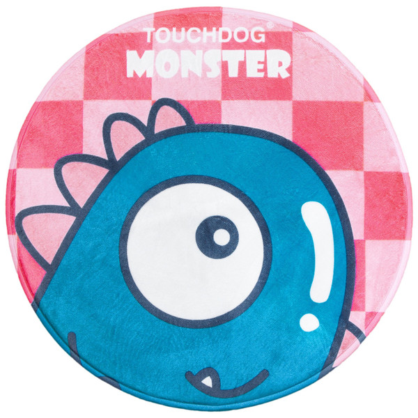 Touchdog ® Cartoon Shoe-faced Monster Rounded Cat and Dog Mat