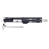 AR15 Pistol Upper Assembly, 7.5-inch 5.56 NATO, white finish, lightweight tactical rifle part with free-floating handguard.