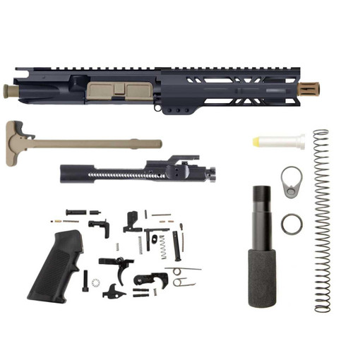  AR-15 Pistol Kit / 7.5" 5.56 Nato / 1:7 / 205-829 FDE 