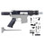  CPF Pistol Kit / 5" 5.56 Nato / 1:5 / 205-819 Silver 