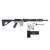 AR 15 Rifle Kit, 16-inch 300 AAC with 1:8 twist, 12-inch M-Lock handguard, Firefield Diverge 3X Magnifier bundle, including firearm, scope, and accessories.