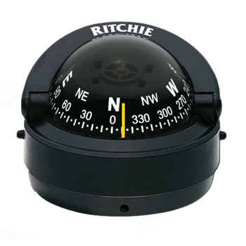 Ritchie S-53 Explorer Compass - Surface Mount - Black  [S-53]