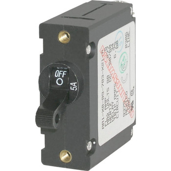 Blue Sea 7200 AC \/ DC Single Pole Magnetic World Circuit Breaker  -  5 Amp  [7200]