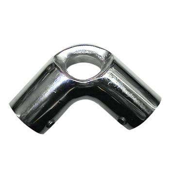 Whitecap 1" O.D. 90 Degree SS Elbow & Eye Anchor  [6192]