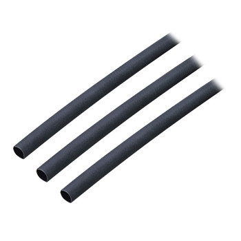Ancor Adhesive Lined Heat Shrink Tubing (ALT) - 3\/16" x 3" - 3-Pack - Black  [302103]