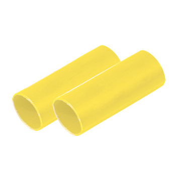 Ancor Battery Cable Adhesive Lined Heavy Wall Battery Cable Tubing (BCT) - 1" x 12" - Yellow - 2 Pieces [327924]
