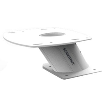 Scanstrut PowerTower 6" Aluminum 2kW\/4kW Raymarine, Garmin  Navico BR24\/3G\/4G - Forward Leaning [APT-F-150-01]