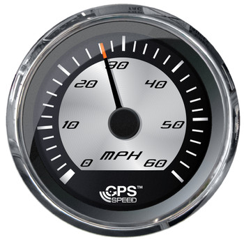 Faria Platinum 4" Speedometer - 60MPH - GPS - Studded [22010]
