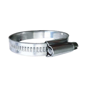 Trident Marine 316 SS Non-Perforated Worm Gear Hose Clamp - 15\/32" Band Range - (3\/4" 1-1\/8") Clamping Range - 10-Pack - SAE Size 10 [710-0581]