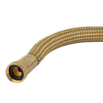 HoseCoil 50 Expandable PRO w\/Brass Twist Nozzle  Nylon Mesh Bag - Gold\/White [HEP50K]