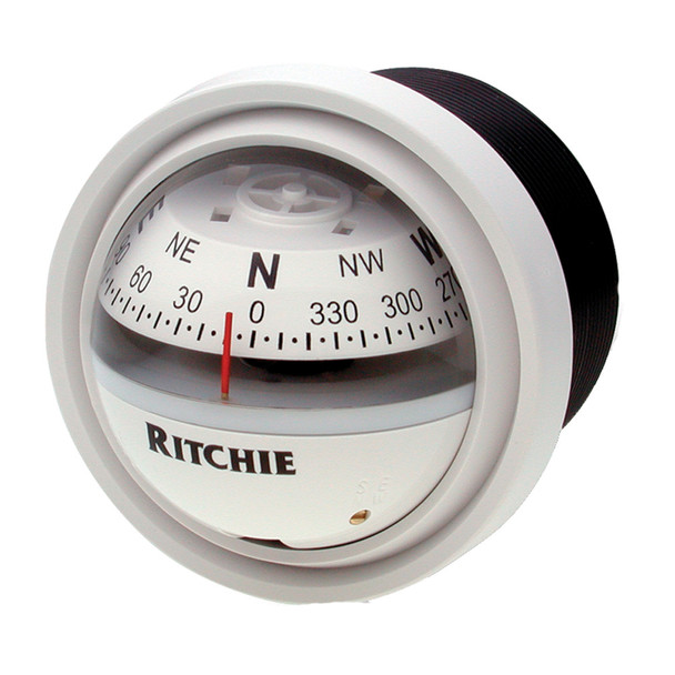 Ritchie V-57W.2 Explorer Compass - Dash Mount - White  [V-57W.2]