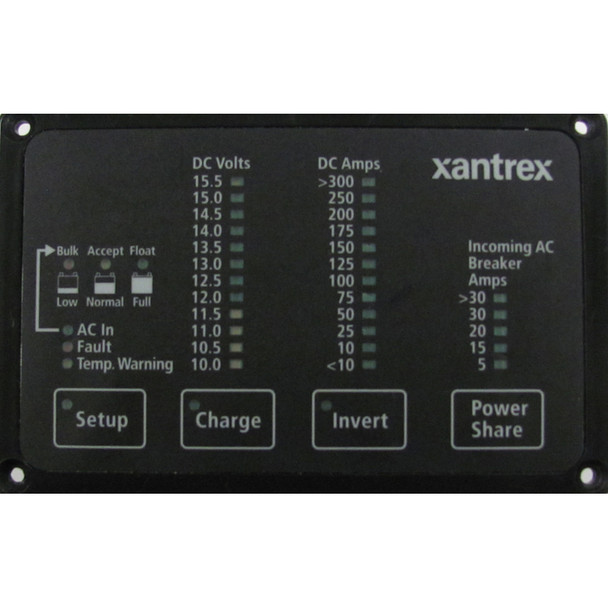 Xantrex Heart FDM-12-25 Remote Panel, Battery Status & Freedom Inverter\/Charger Remote Control  [84-2056-01]