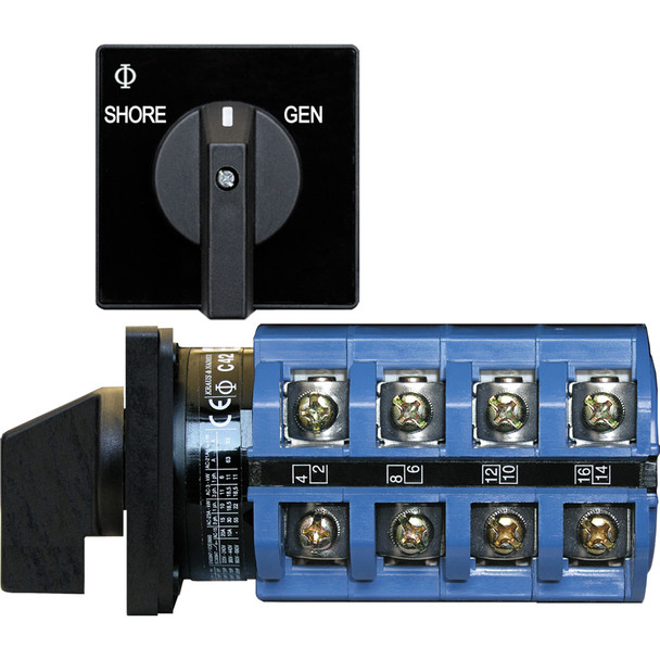 Blue Sea 6337 Switch, AC 120V AC 30A  OFF+2 Position  [6337]