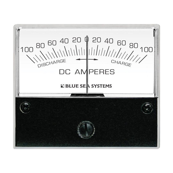 Blue Sea 8253 DC Zero Center Analog Ammeter - 2-3\/4" Face, 100-0-100 Amperes DC  [8253]