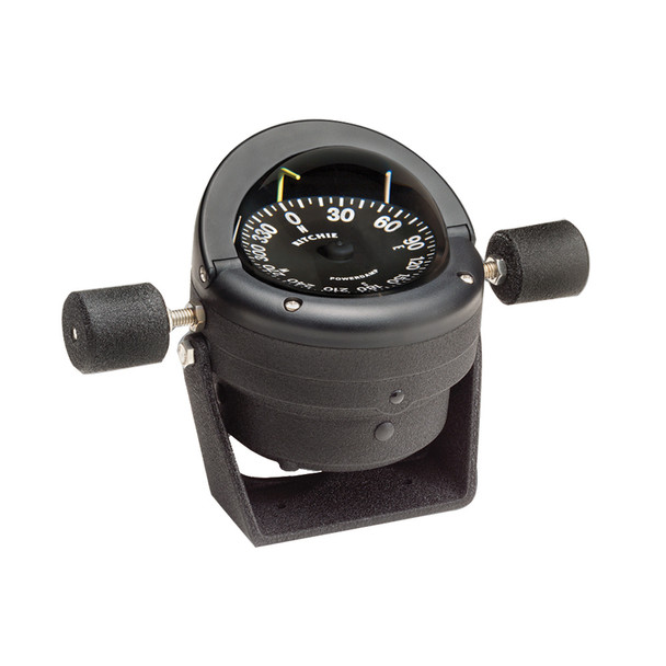 Ritchie HB-845 Helmsman Steel Boat Compass - Bracket Mount - Black  [HB-845]