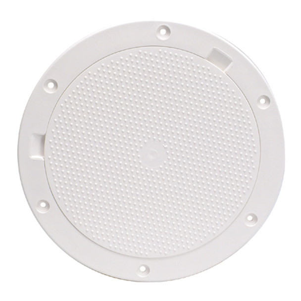 Beckson 8" Non-Skid Pry-Out Deck Plate - White  [DP83-W]