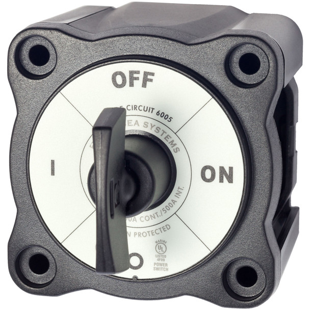 Blue Sea 6005200 Battery Switch Single Circuit ON-OFF - Black  [6005200]