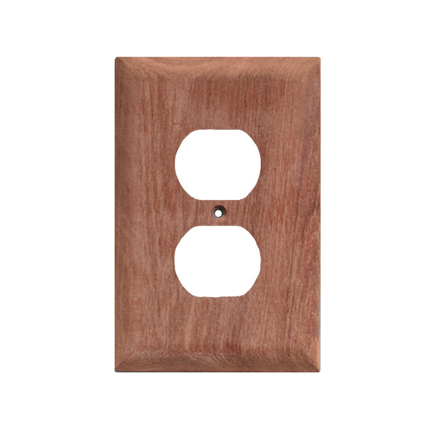 Whitecap Teak Outlet Cover\/Receptacle Plate - 2 Pack  [60170]