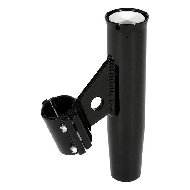 Lee's Clamp-On Rod Holder - Black Aluminum - Vertical Mount - Fits 1.050 O.D. Pipe  [RA5001BK]