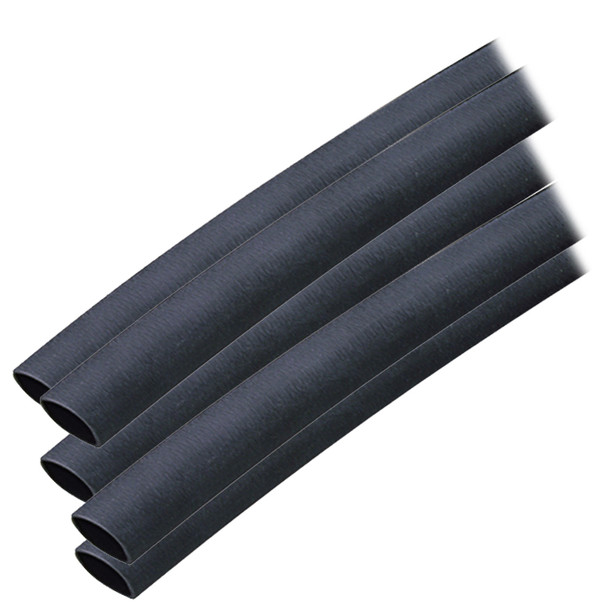 Ancor Adhesive Lined Heat Shrink Tubing (ALT) - 3\/8" x 6" - 5-Pack - Black  [304106]