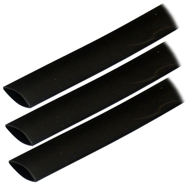 Ancor Adhesive Lined Heat Shrink Tubing (ALT) - 3\/4" x 3" - 3-Pack - Black  [306103]