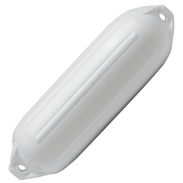 Polyform NF-4 Heavy Duty Twin Eye Fender 6.4" X 21.6" - White  [NF-4 WHITE]