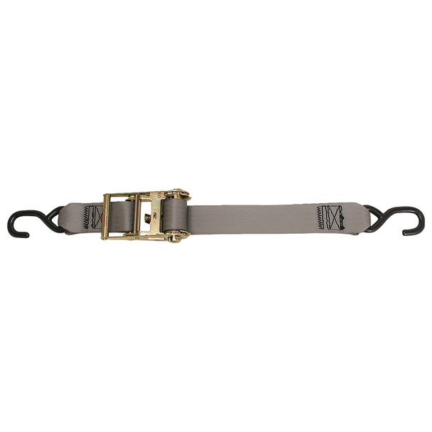 CargoBuckle Multipurpose Ratchet Strap Tie-Down w\/S-Hooks - 2" x 15 [F13758]