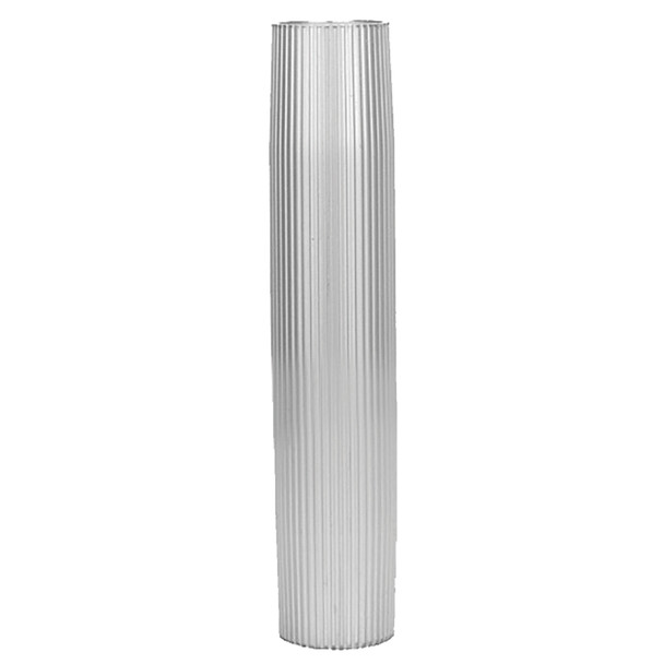 TACO Aluminum Ribbed Table Pedestal - 2-3\/8" O.D. - 26" Length [Z60-8266VEL26-2]