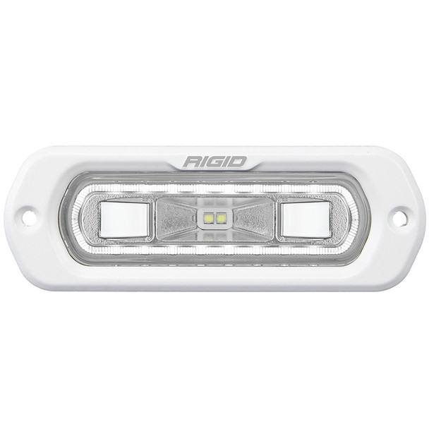 RIGID Industries SR-L Series Marine Spreader Light - White Flush Mount - White Light w\/White Halo [51200]